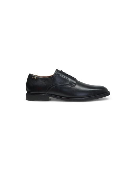 HUGO Black Derby Shoes for men