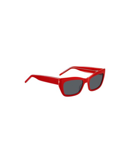 HUGO Acetate Sunglasses With Layered Temples