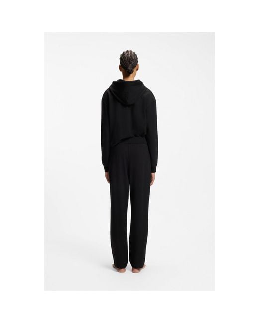 HUGO Black Tracksuit Bottoms