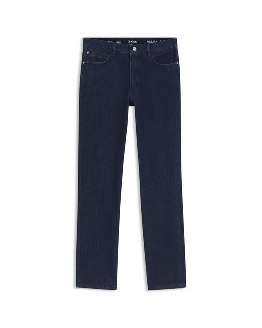 Boss Blue Regular-Fit Kick Flare Jeans
