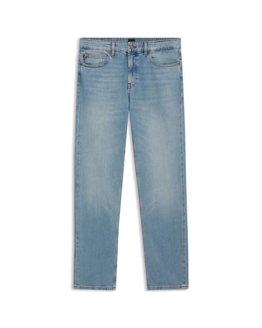 Boss Blue Delaware Slim-Fit Jeans for men