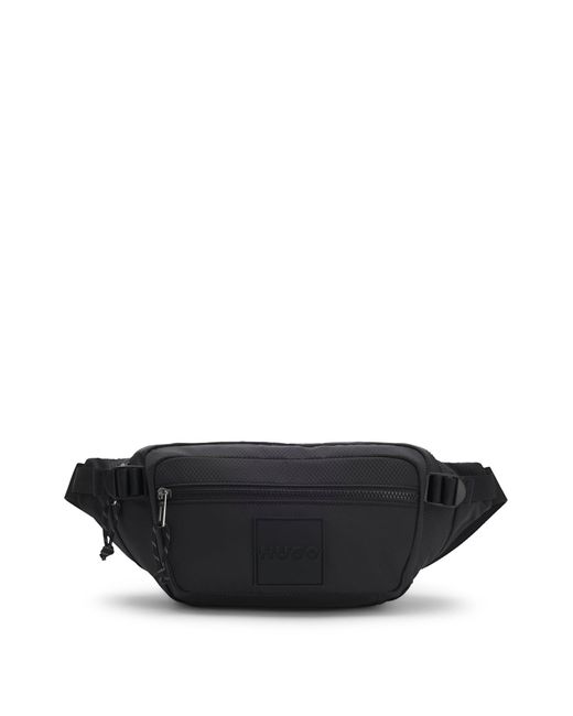 Sac Ceinture En Tissu Ripstop Avec Patch À Logo Revisité HUGO pour homme en coloris Black