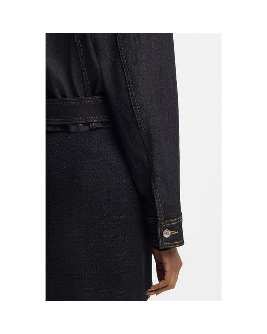 HUGO Black Cropped Jacket