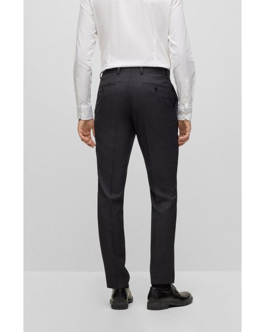 BOSS by HUGO BOSS Slimfit Suit In Virgin Wool With Signature Lining in