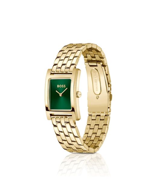 Boss Metallic Tone Watch With Dial