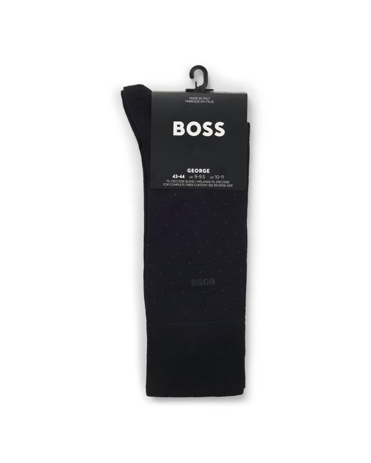 Boss Blue Regular-Length Socks for men