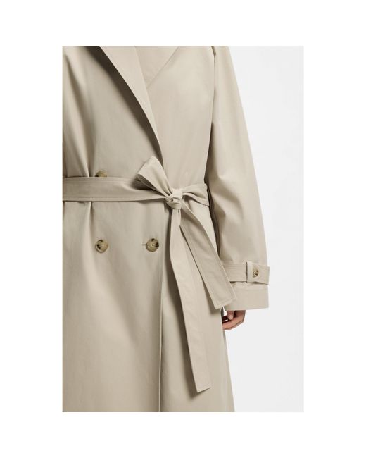 Boss Natural Regular-Fit Trench Coat