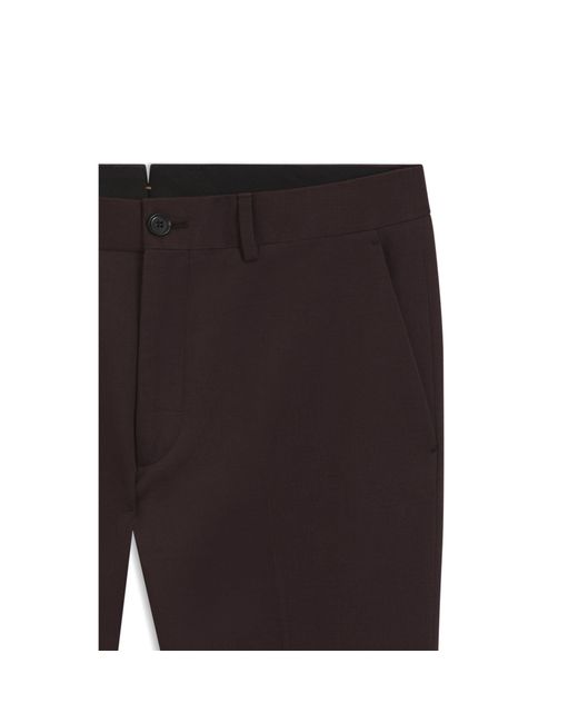 Boss Brown Slim-Fit Trousers for men