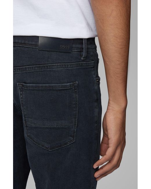 BOSS Extra-slim-fit Jeans In Super-soft Stretch Denim in Blue for Men - Lyst