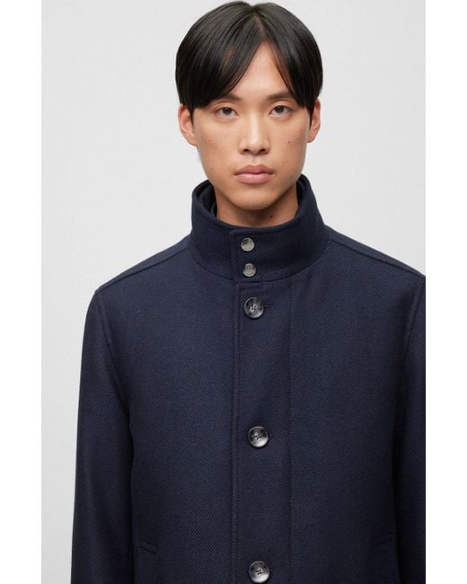Hugo boss clearance mens wool coat