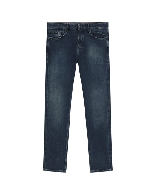 Boss Blue Delaware Slim-Fit Jeans for men