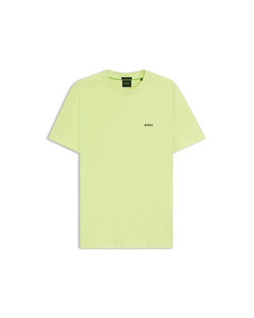 Boss Green Stretch-Cotton T-Shirt With Logo Detail for men