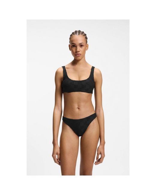 HUGO Black Brazilian Bikini Bottoms