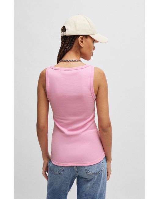 HUGO Pink T-Shirt Datamia 10258222 01