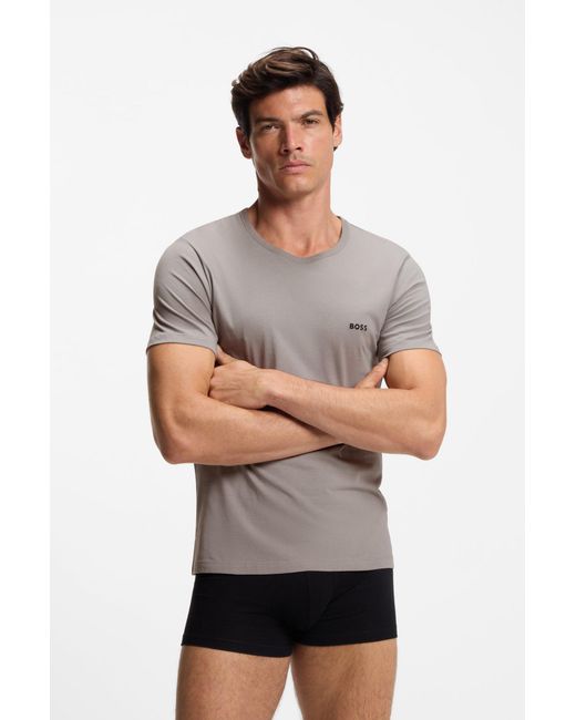 Boss Unterwäsche Top TSHIRTRN 3P CLASSIC Regular Fit in Multicolor für Herren