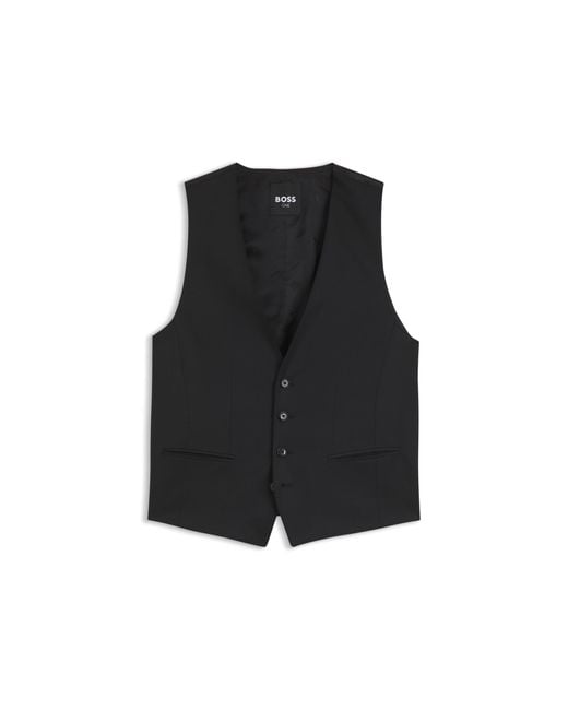 Boss Black Slim-Fit Waistcoat for men