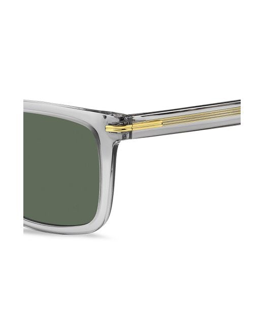 Boss Sonnenbrille aus transparentem Acetat mit charakteristischen Metalldetails in Multicolor für Herren