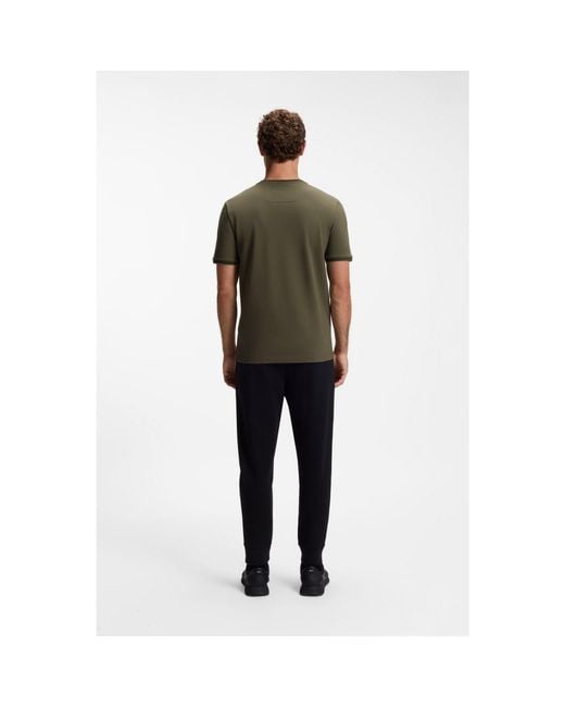 Boss Green Cotton-Piqué T-Shirt for men