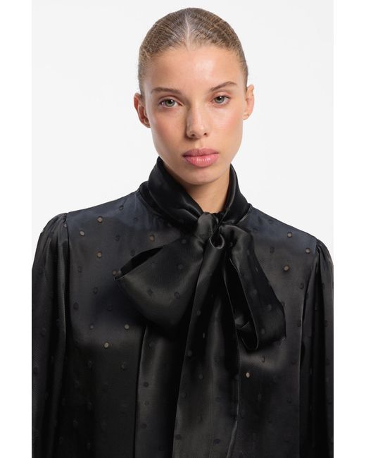 Camicetta Regular Fit di HUGO in Black