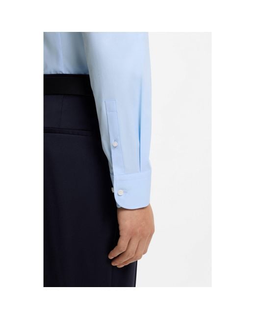 Boss Blue Slim-Fit Shirt for men