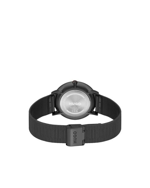 HUGO Black #Style 3H All- Watch With Mesh Bracelet for men