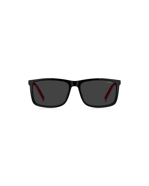 HUGO Black Sunglasses With Two-Tone Temples for men