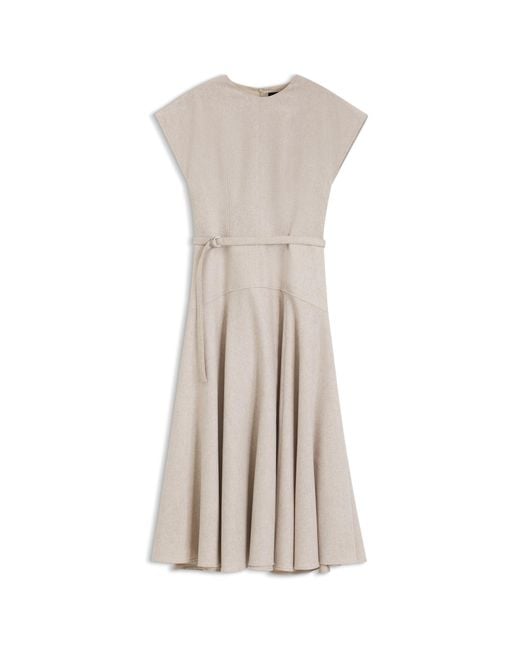 Boss Natural Belted Maxi Dress
