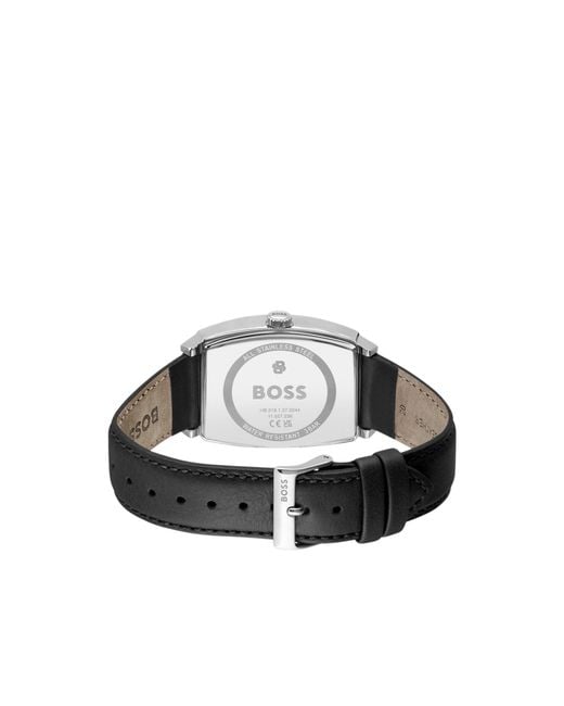 Boss Gray Principle Ark Watch With- Textured Dial for men