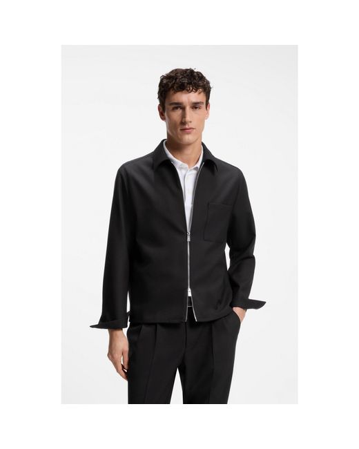 Boss Black Zip-Up Jacket for men
