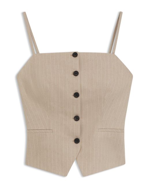 HUGO Slim-Fit Top in het Natural