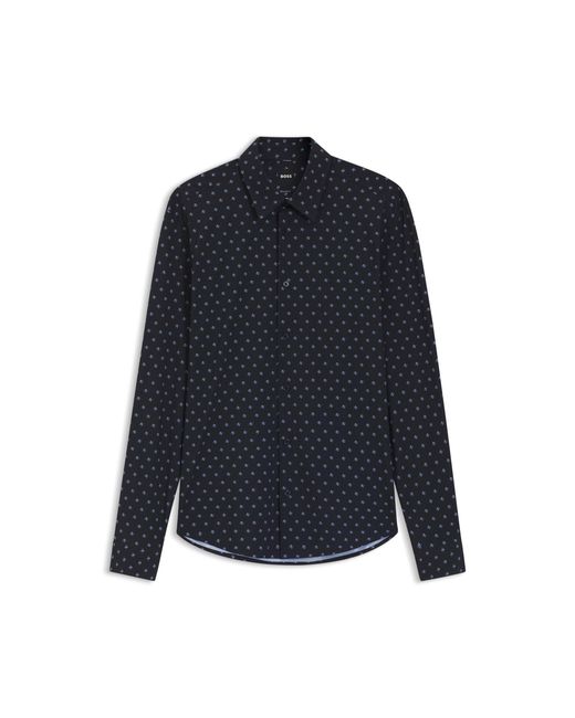 Boss Blue Regular-Fit Shirt for men