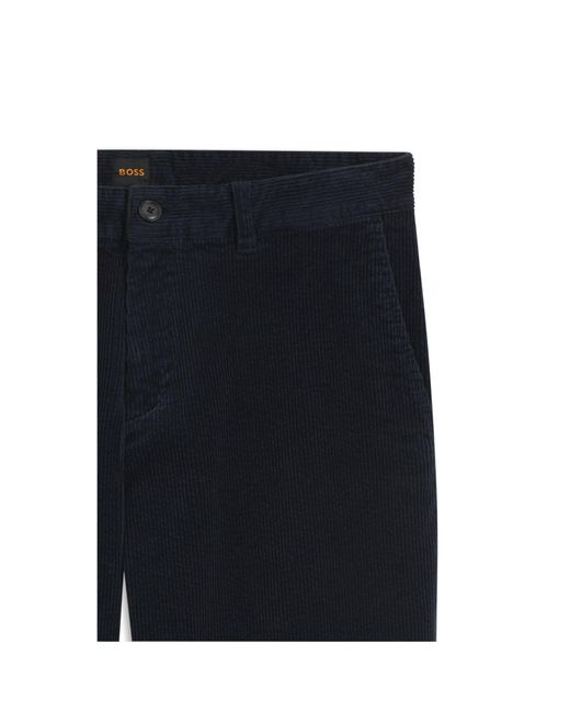 Boss Black Tapered-Fit Trousers for men