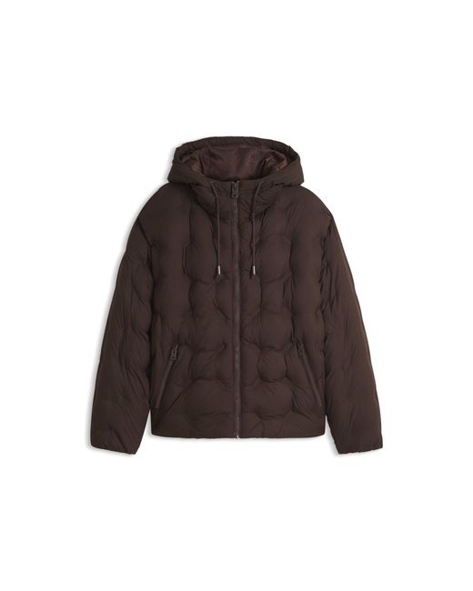 HUGO Brown Water-Repellent Jacket With Quilting for men