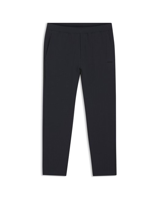 Boss Blue Drawstring Trousers for men