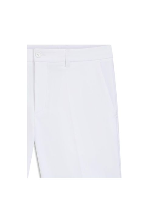 Boss White Slim-Fit Shorts for men