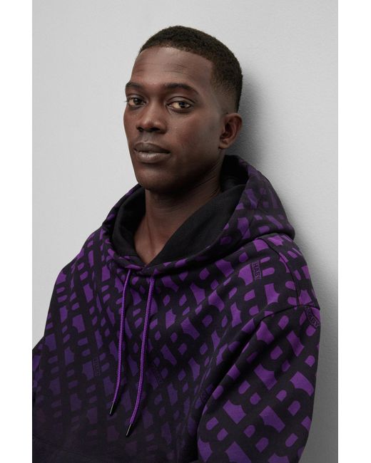 Loose Fit Hoodie - Purple/X-Men - Men