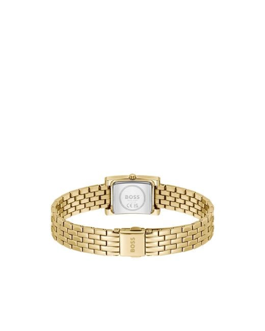 Boss Metallic Lucy Precious Crystal-Embellished-Effect Watch With Dial