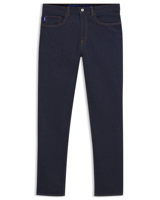 Jean Slim En Denim Stretch HUGO pour homme en coloris Blue