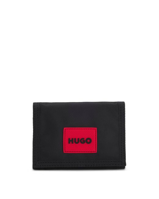 HUGO Geldbörse Mit Rotem Logo-Patch in Red für Herren