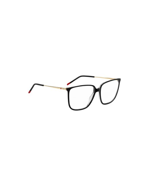 HUGO Metallic Acetate Optical Frames With-Tone Temples