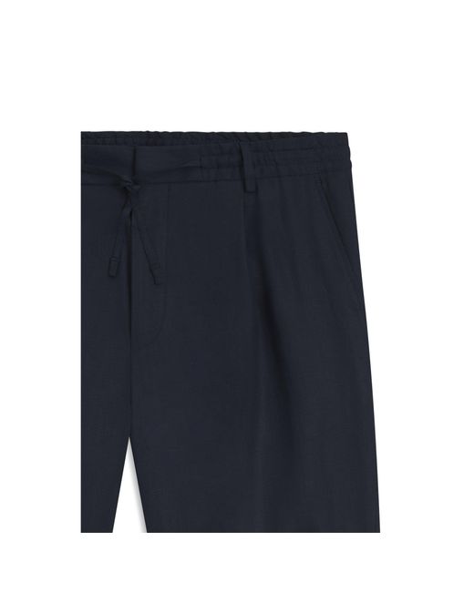 Boss Blue Tapered-Fit Shorts for men