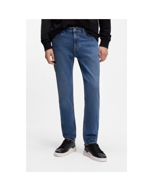 HUGO Blue Slim-Fit Jeans for men