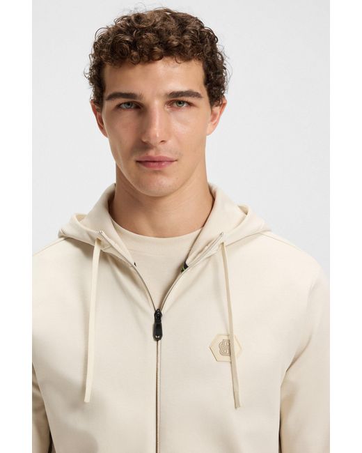 Boss Natural White Men's Tracksuits Size M for men