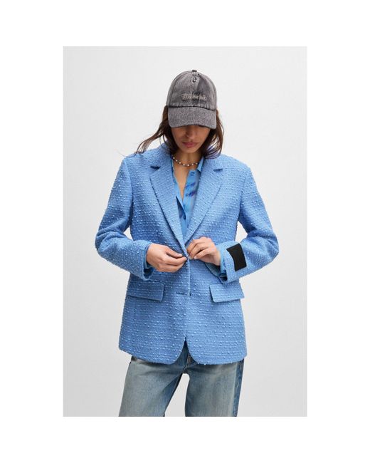 HUGO Blue Relaxed-Fit Jacket