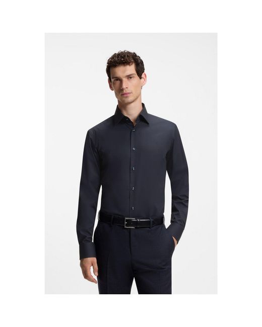 Boss Blue Regular-Fit Shirt for men