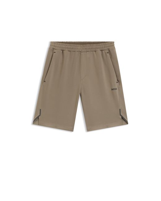 Boss Gray Active Shorts for men