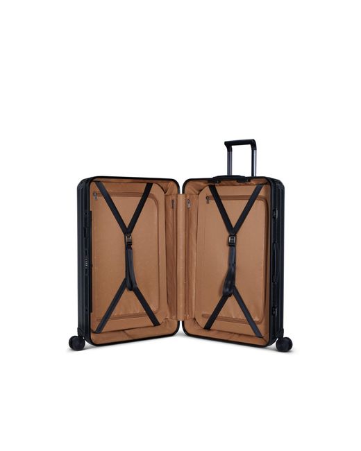 Boss Black Samsonite Anodised-Aluminium Check-In Suitcase With Monograms
