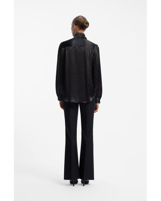 Camicetta Regular Fit di HUGO in Black