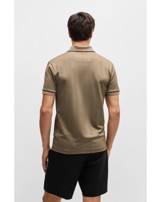 Boss Green X Matteo Berrettini Active Polo Shirt With Four-way Stretch for men