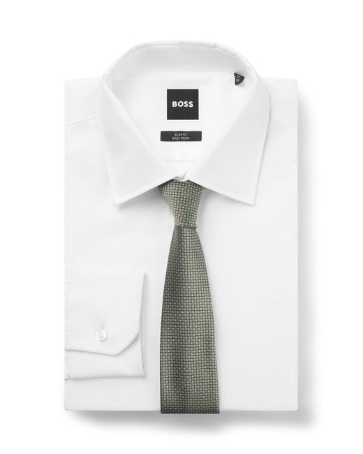 Cravatta di Boss in White da Uomo